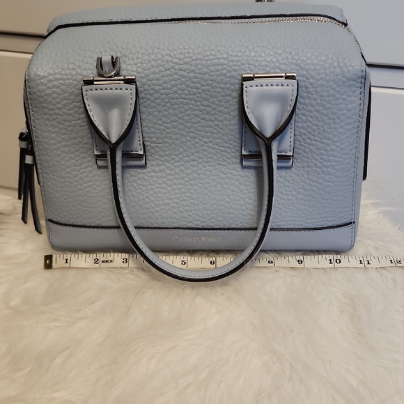 Calvin Klein Sky Blue Satchel - Picture 9 of 11